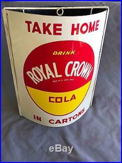 Vintage RC Royal Crown Cola General Store Hanging Advertising String Holder Sign