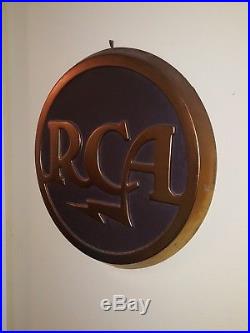 Vintage Rare RCA Sign Advertisement