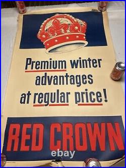 Vintage Red Crown Gasoline Posters