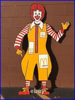 Vintage Ronald McDonald McDonald's Statue Playland Advertising Display Sign 6