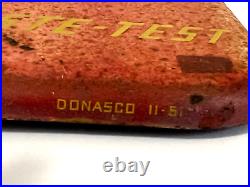 Vintage Royal Crown Cola Metal Thermometer Donasco 11-51, Works, 26 x 10