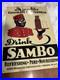 Vintage-Sambo-Sign-10x14-Metal-Excellent-Condition-No-Rust-01-ssss