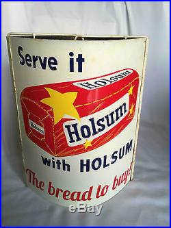 Vintage Serve it with Holsum Bread Store Advertising String & Twine Holder