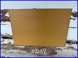 Vintage Sign Real Estate Tin 1940s