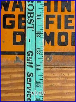 Vintage Sign Real Estate Tin 1940s