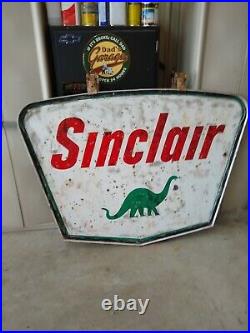 Vintage Sinclair gas porcelain sign