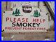 Vintage-Smokey-Bear-Porcelain-Sign-1956-Us-Forest-Service-National-Park-Fire-01-ej