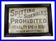 Vintage-Spitting-On-Sidewalks-Prohibited-Sign-Cardstock-Framed-01-qvxv