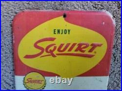 Vintage Squirt soda thermometer in good condition