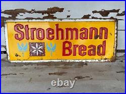 Vintage Stroehmann Bread Sign