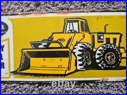 Vintage Tonka Loader Porcelain Enamel Sign 12 X 5 Rare Find