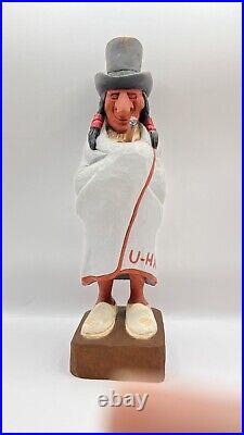 Vintage U-HAUL advertising piece indian sculpture signed by artist TONE 1992