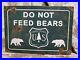 Vintage-Us-Forest-Service-Porcelain-Sign-16-Dont-Feed-Bear-National-Park-Ranger-01-ex