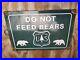 Vintage-Us-Forest-Service-Porcelain-Sign-16-Dont-Feed-Bear-National-Park-Ranger-01-zbrt
