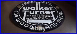 Vintage Walker Turner Power Tool Advertising Salesman Cardboard Sign