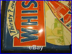 Vintage Whistle Cola Sign Vess St. Louis 1940s