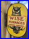 Vintage-Wise-Furnaces-Porcelain-Sign-Oil-Old-Owl-Gas-Station-Akron-Ohio-Flange-01-akj