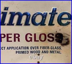 Vintage Woolsey Ultimate Super Gloss Paint Advertising Metal Store Sign