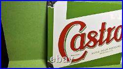 Vintage advertising Castrol sign original porcelain