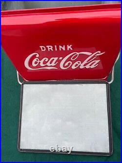 Vintage coca cola cooler
