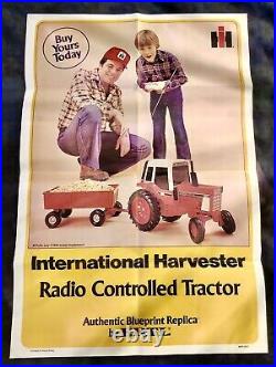 Vintage original ERTL IH International Harvester Radio Controlled Tractor poster