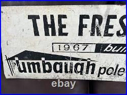 Vintage original metal advertising sign
