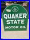 Vintage-quaker-state-sign-tombstone-double-sided-good-condition-29x26-01-oro