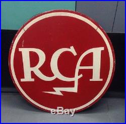 Vintage rare large RCA Tubes Sign Advertisement