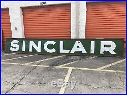 Vintage sinclair gas station sign