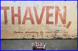 Vtg TOPS DOG FOOD Feed Store Sign