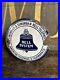 Vtg-Telephone-Sign-Antique-Phone-Bell-1940s-Advertising-Porcelain-Cincinnati-01-dahn